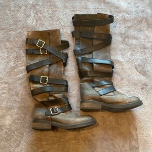 Dark Grey Boots